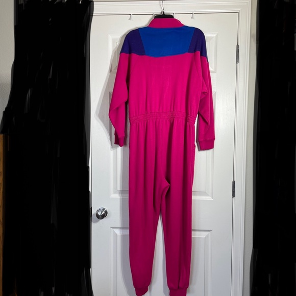 Vintage 90s One Piece Jumpsuit Sweat Suit Large - Picture 5 of 8